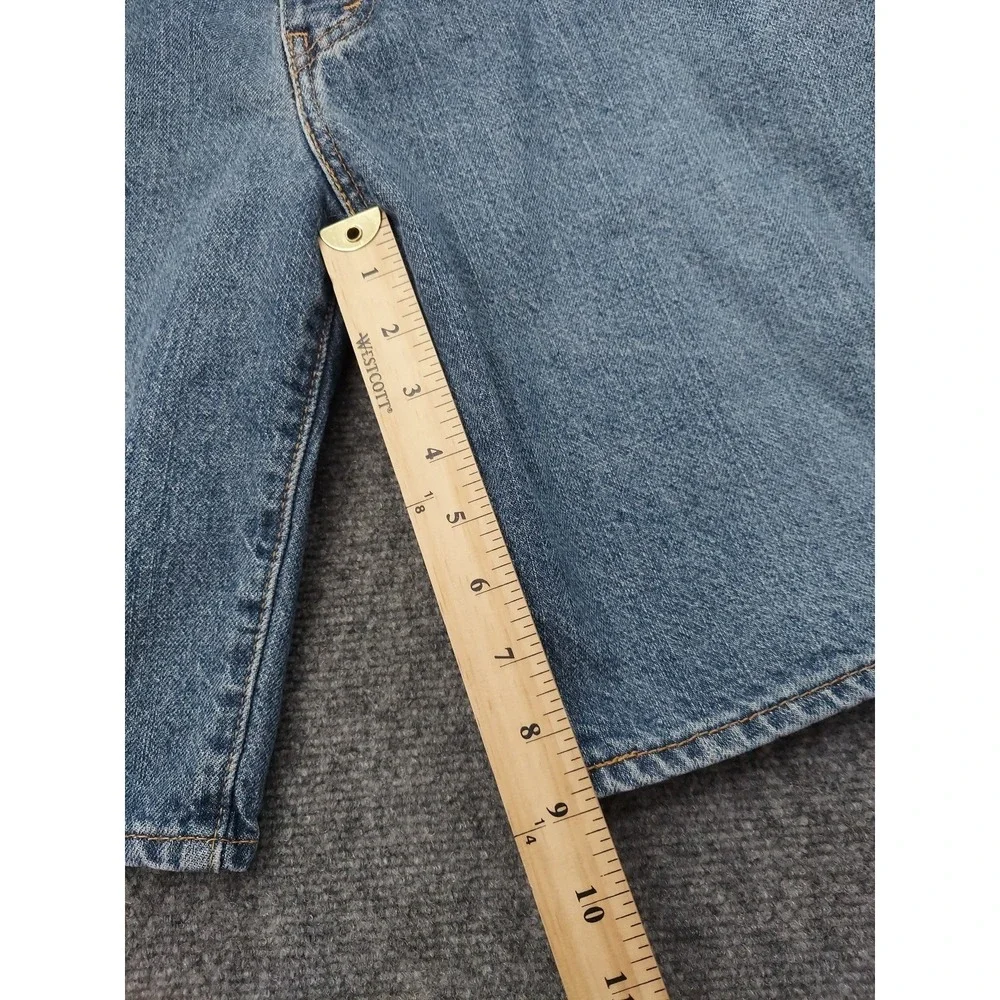 Levis 550 Denim Shorts Mens 36 (40)  Blue Jorts Bermuda Work  Medium Wash Cotton